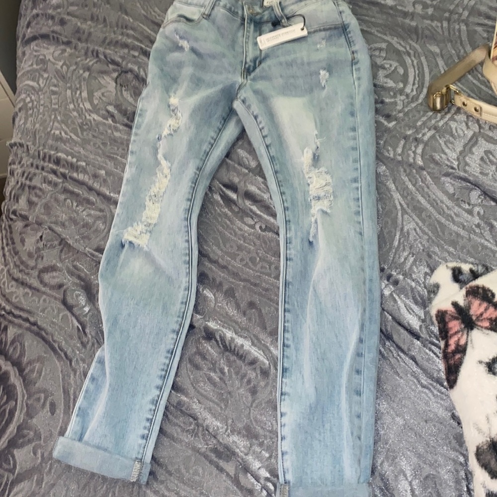 High rise ultimate stretch jeggings size 6